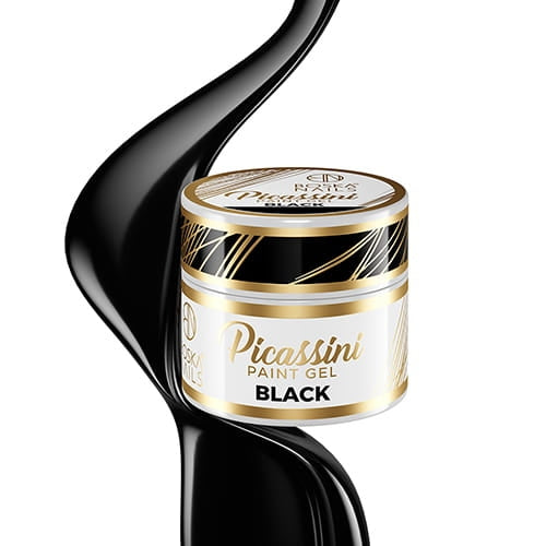 Gel Picassini Negro - 5ml