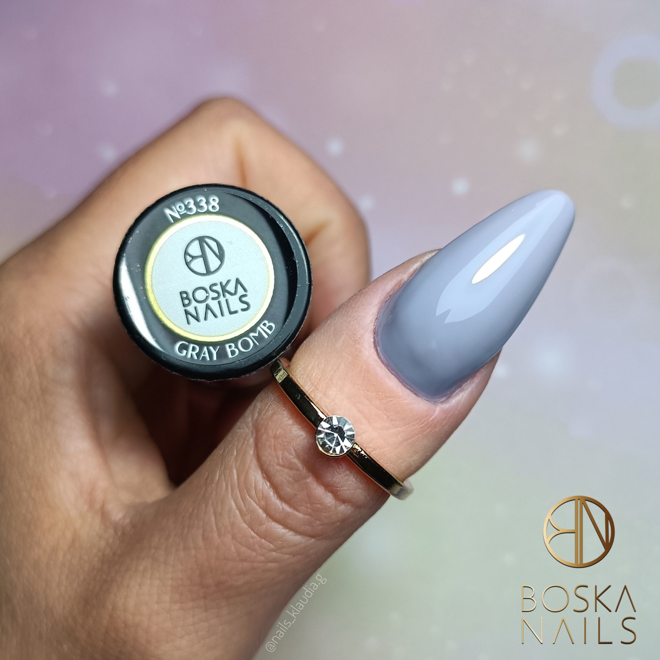 Esmalte Semipermanente Gray Bomb Nº338 - 6ml