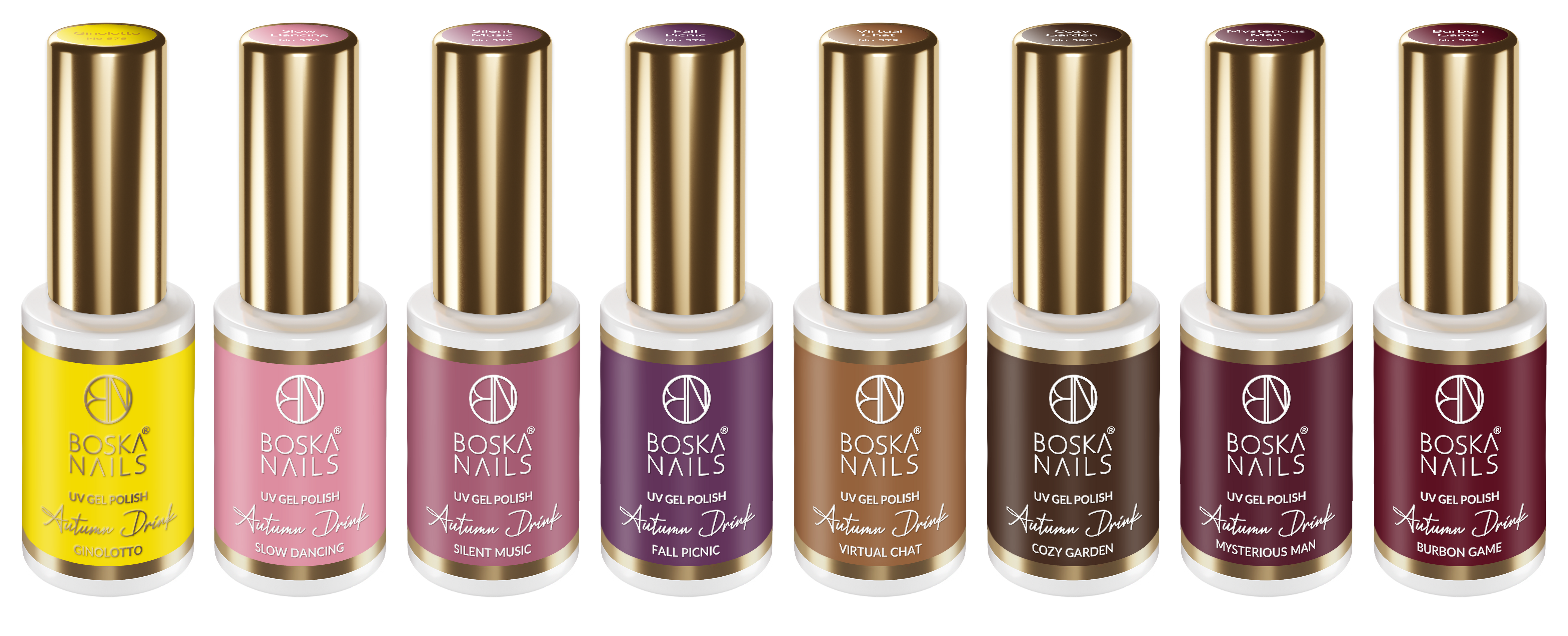Set Autumn Drink Boska Nails
