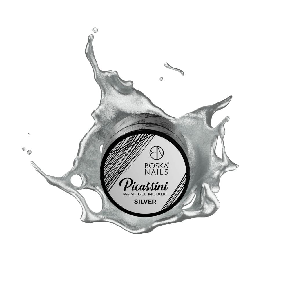 Gel Picassini Metalic Silver - 5ml