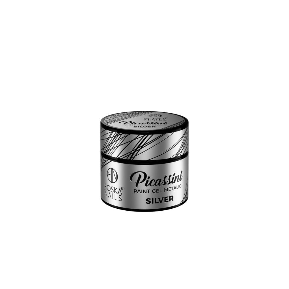 Gel Picassini Metalic Silver - 5ml