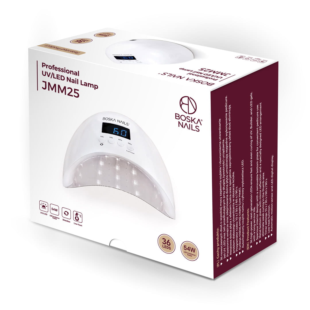 Lámpara de uñas UV PROFESIONAL LÁMPARA UV/LED JMM25 Boska Nails