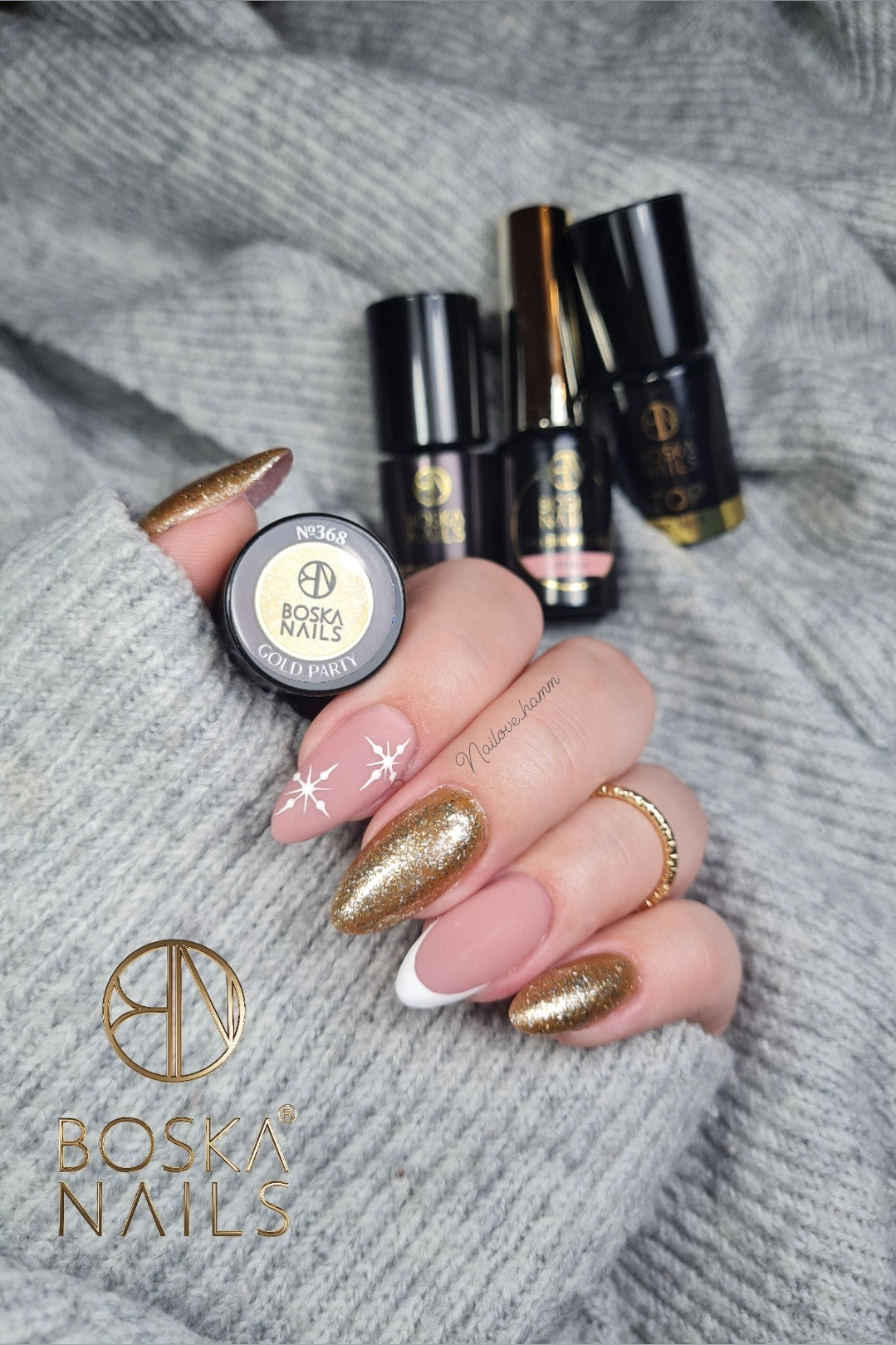 Esmalte Semipermanente Gold Party Nº368 - 6ml