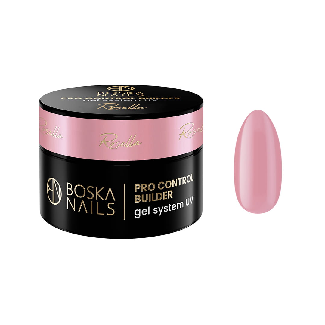 GEL CONSTRUCTOR UV PARA UÑAS PRO CONTROL ROSELLA BOSKA NAILS 15 ML