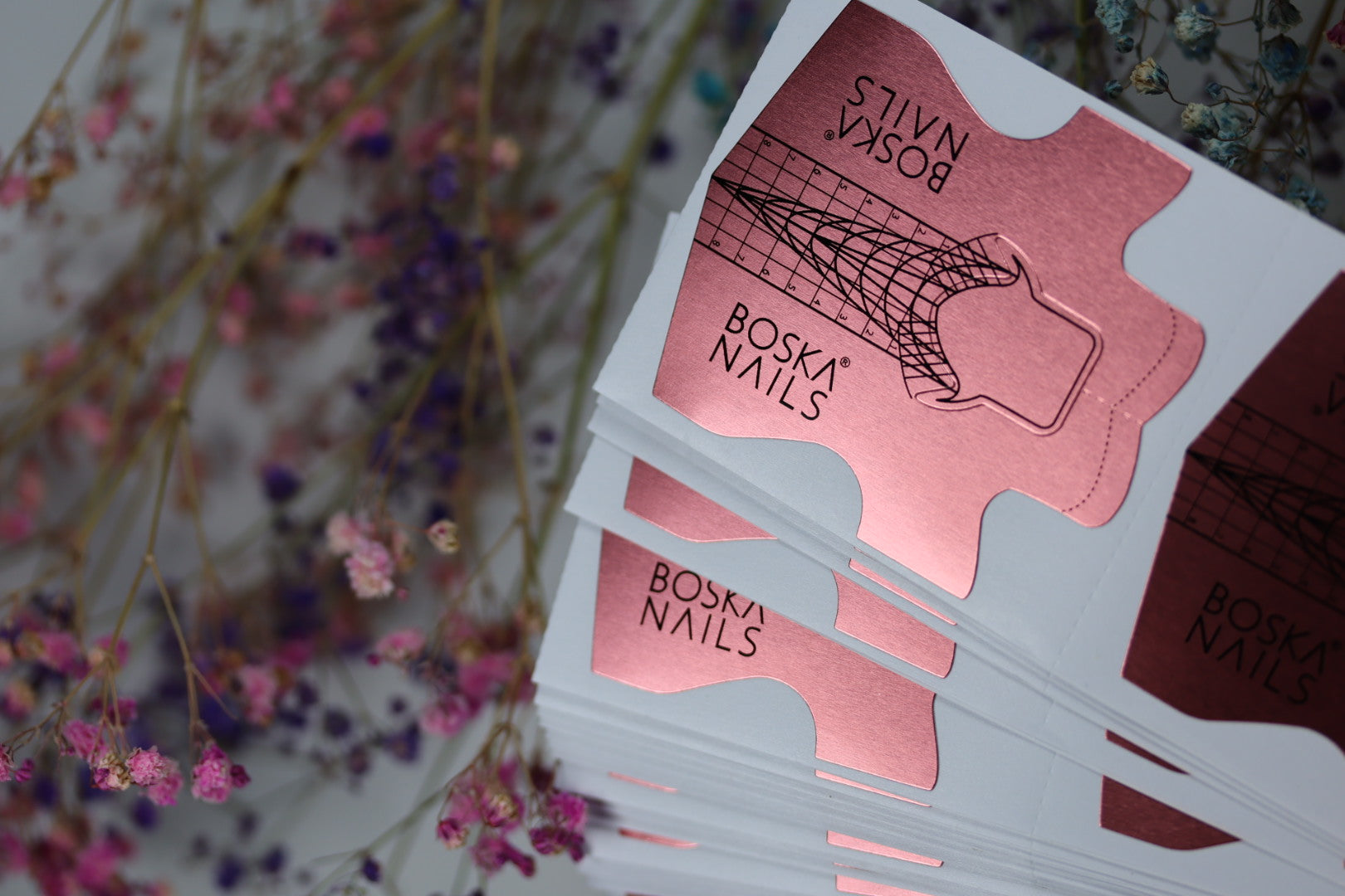 Moldes Uñas Nail Form Boska Nails 100 piezas