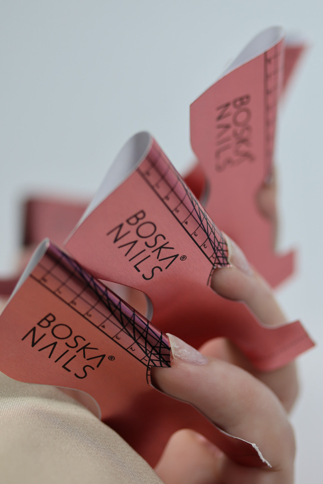 Moldes Uñas Nail Form Boska Nails 500 piezas