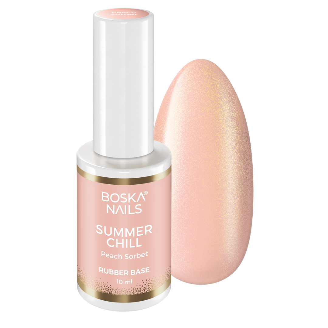 Base Rubber Peach Sorbet 10ml Boska Nails